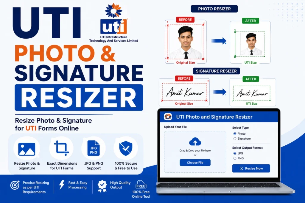 UTI Photo and Signature Resizer