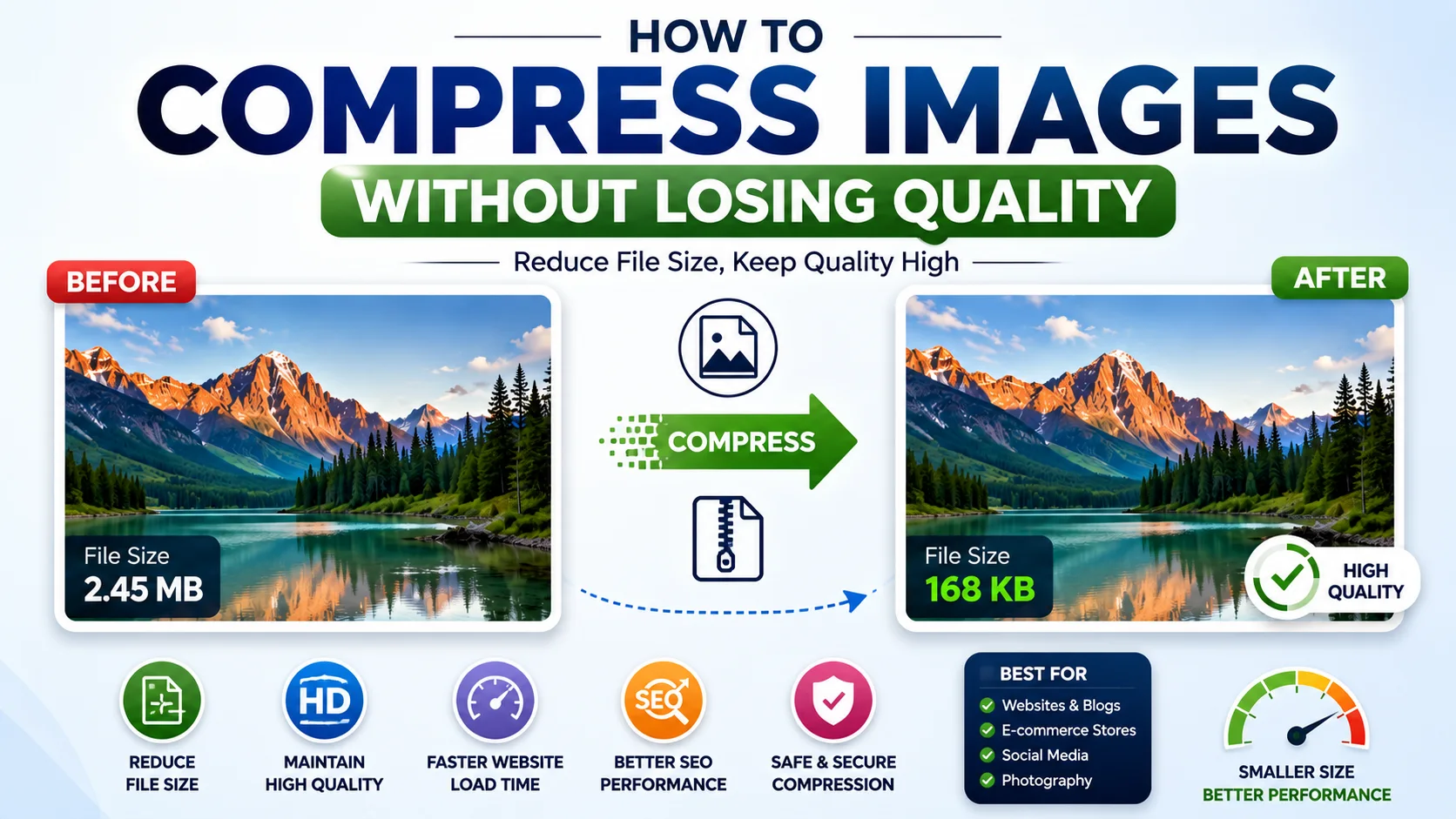 Compress Images Without Losing Quality – Complete Guide